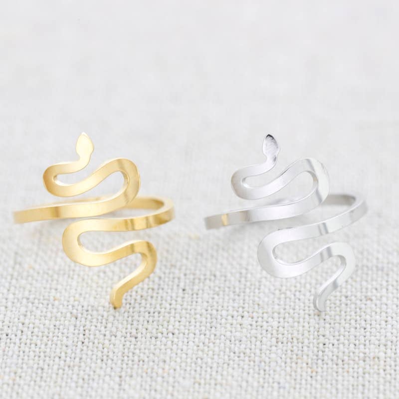 Sonata - Wholesale Snap Jewelry - Snake Adjustable Steel Bracelet2