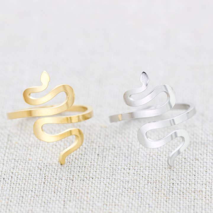 Sonata - Wholesale Snap Jewelry - Snake Adjustable Steel Bracelet2