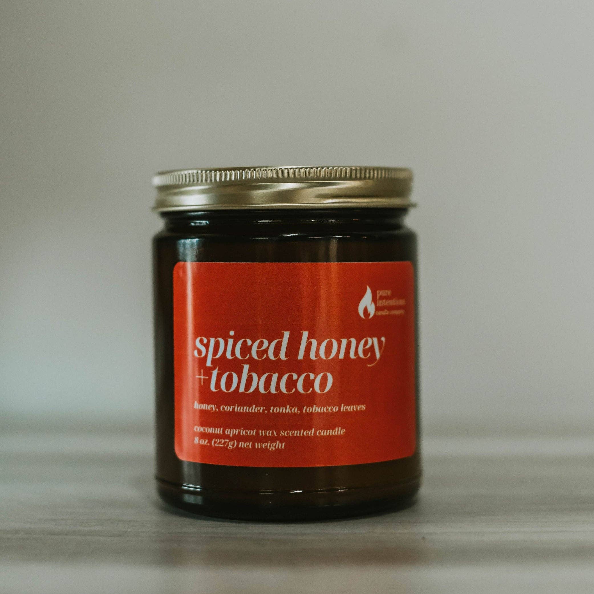 Pure Intentions Candle Company - Wholesale Jar/Filled Candle - Spiced Honey + Tobacco7