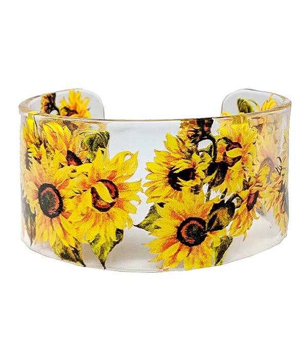 Jewelry Max - Wholesale Bangle Bracelet - ( W003 )  GARDEN ACRYLIC BANGLE BRACELET0