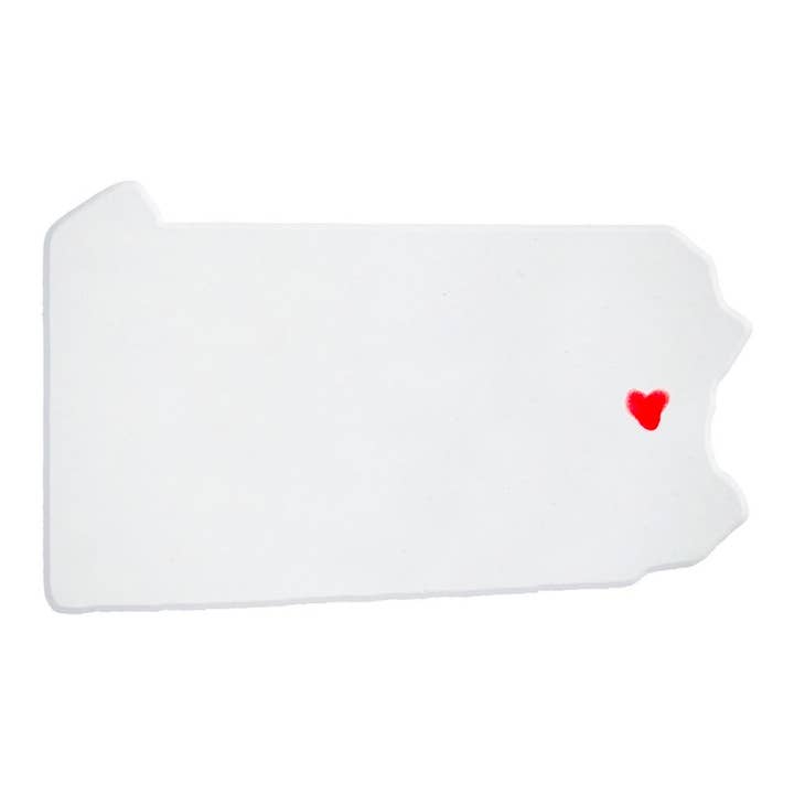 Allentown Ceramic Magnet for Fridge - Handcrafted Pennsylvania State Decor Gift for wholesale by AO Clay