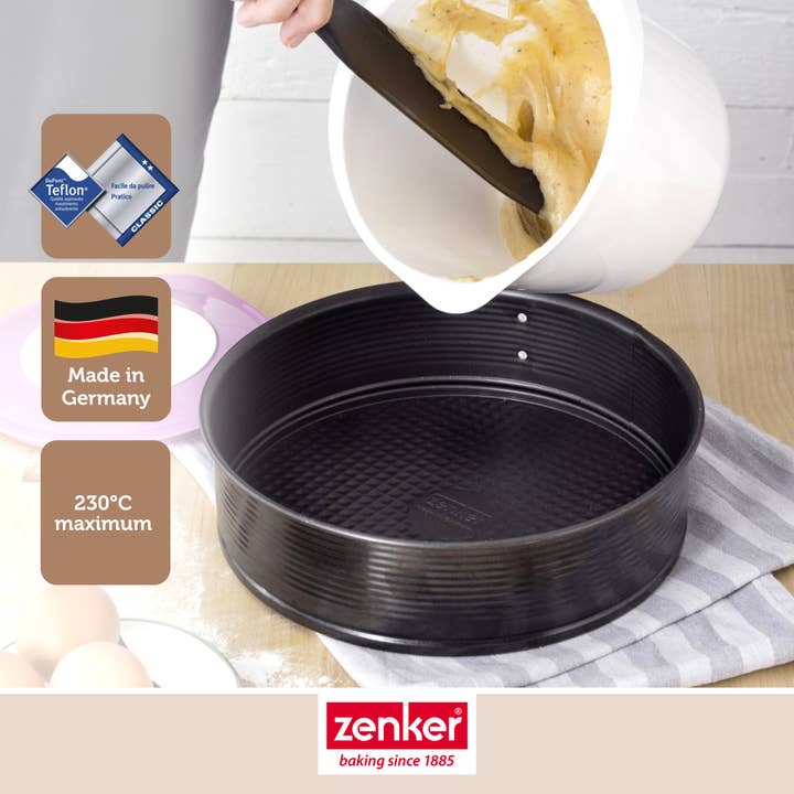 Zenker - Wholesale Baking Dish - Zenker Black Metallic 24 cm Hinged Tin2