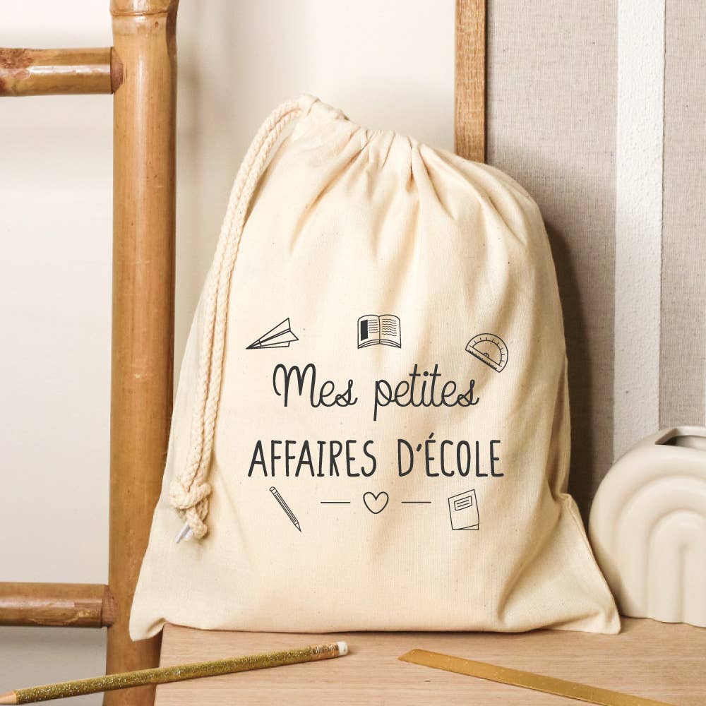 Ourson Câlin – wholesale Gift sack – Small school pouch - School pencils