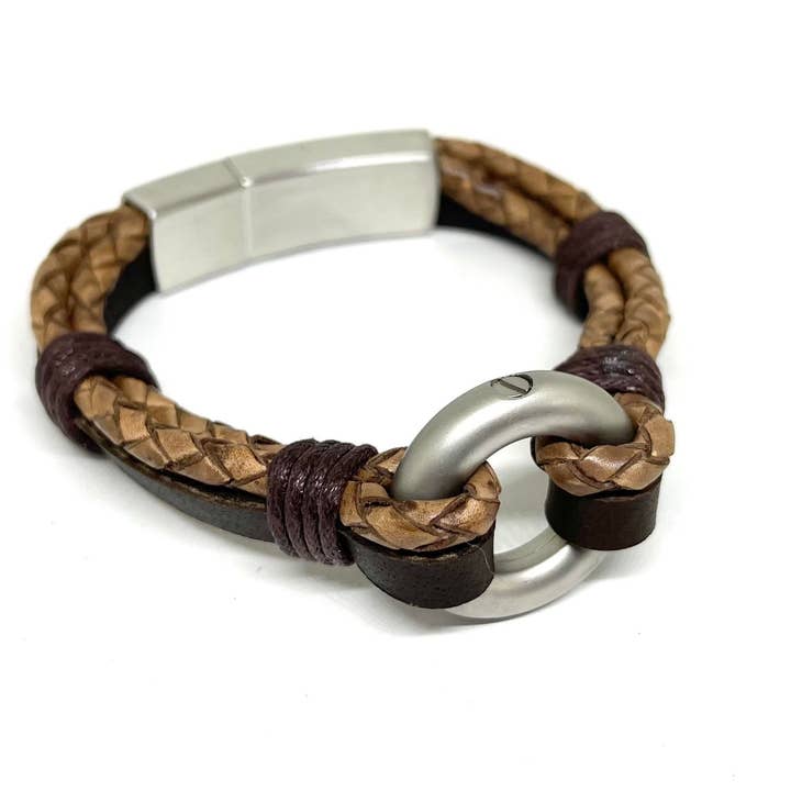 Braccialetto a forma di urna per ceneri umane, bracciale da donna, urna per bambini, gioielli per la cremazione di animali domestici, gioielli in cenere, gioielli in pelle per la vendita all'ingrosso da parte di Bare Hands Bracelets