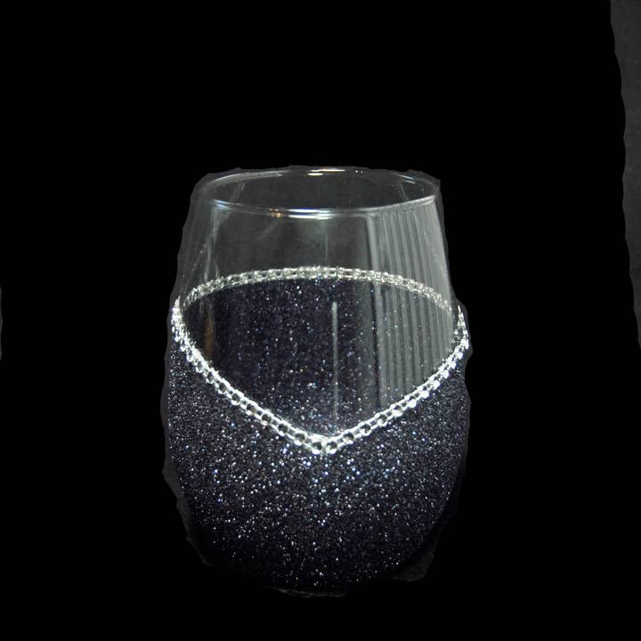 WineyBitches.Co - Wholesale Wine Glass - Sweet Bitch – Bling Glitter Glass Wine Glass (The Bitch Collection)15