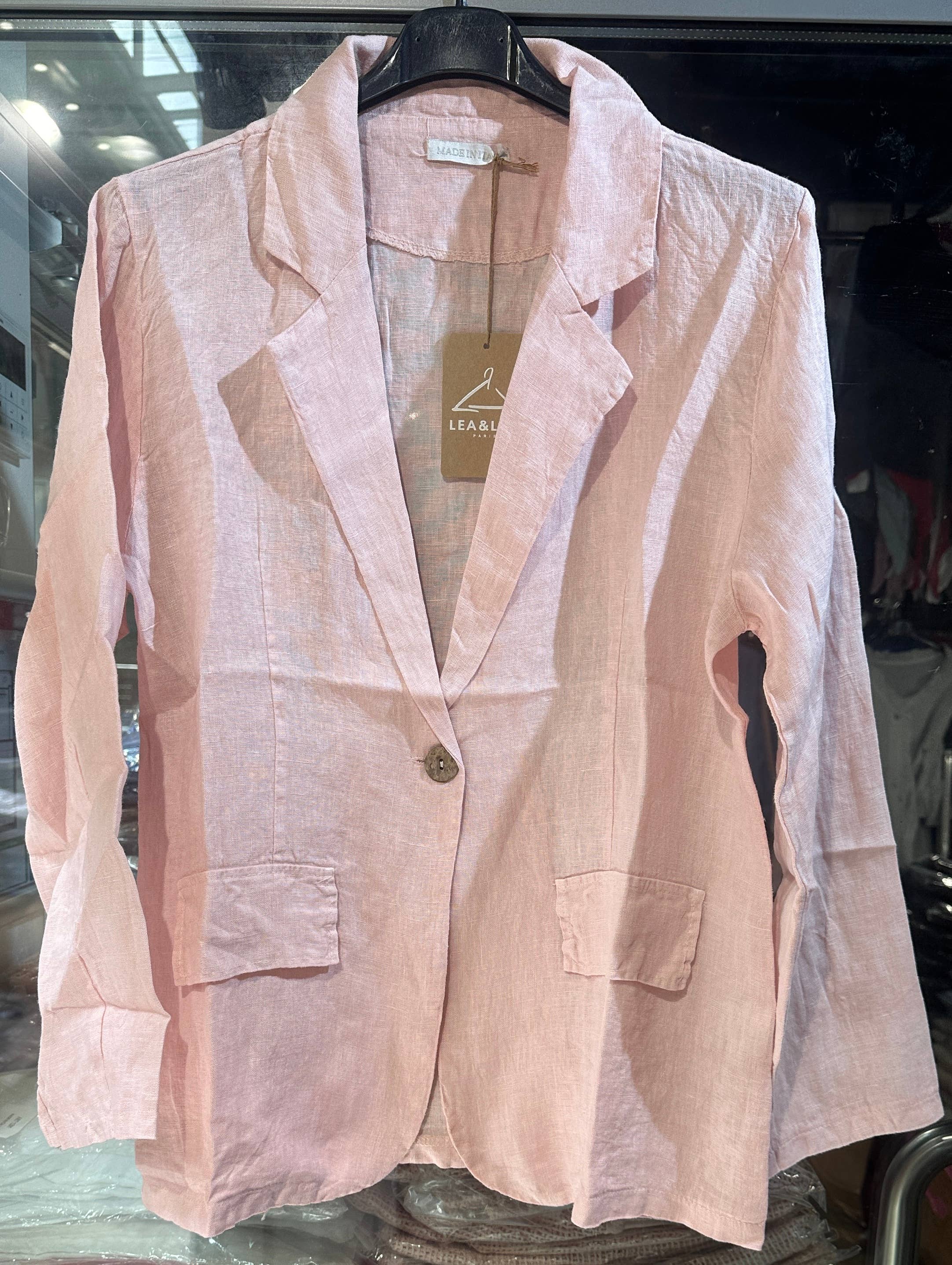 LÉA & LUC - Wholesale Jacket - Women's - 100% Linen Jacket REF. 345523