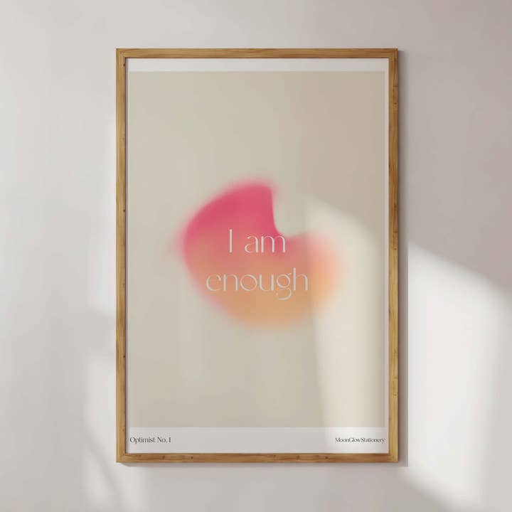 Impression artistique Groovy d'Optimist No. 1 pour la vente par MoonGlowStationery