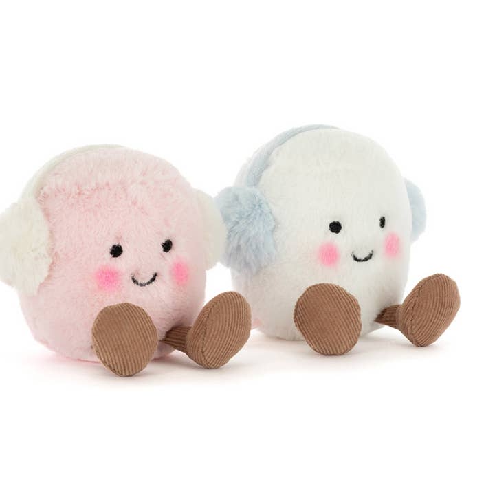 Jellycat Amuseables Toastie Pink and White Marshmallows for wholesale by Liz And Roo