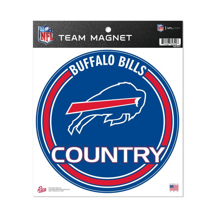 Buffalo Bills Team Circle Magnet for wholesale by Rico Industries