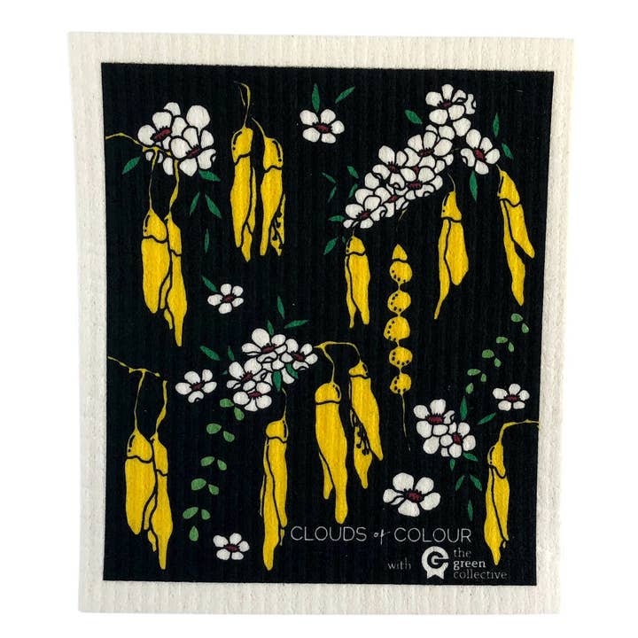 Kowhai Swedish Dishcloth Spruce for wholesale by The Green Collective