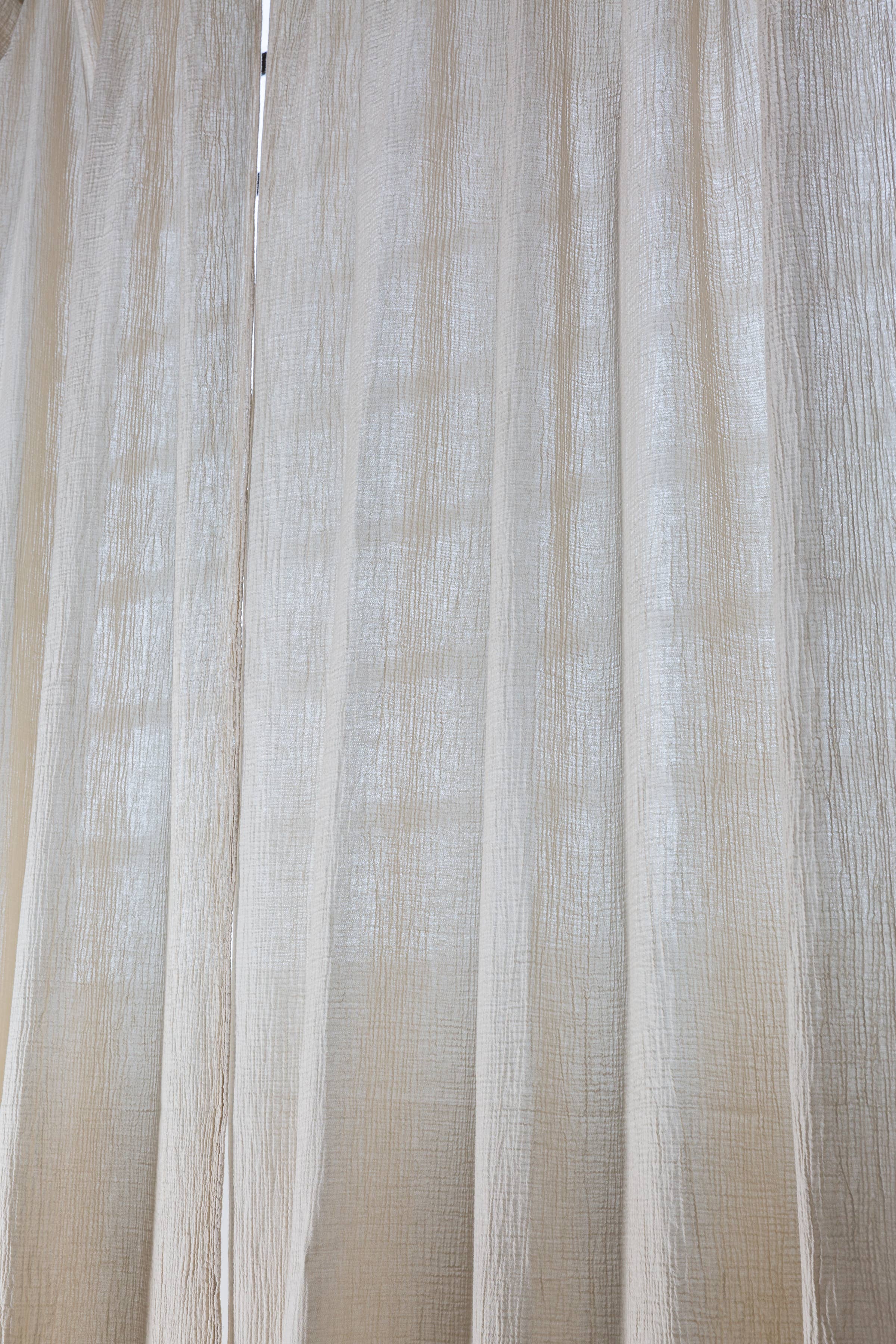 FEELUM homelinen by David Home srl - Wholesale Curtain - WIND 100% muslin embossed cotton curtain, made in Italy4