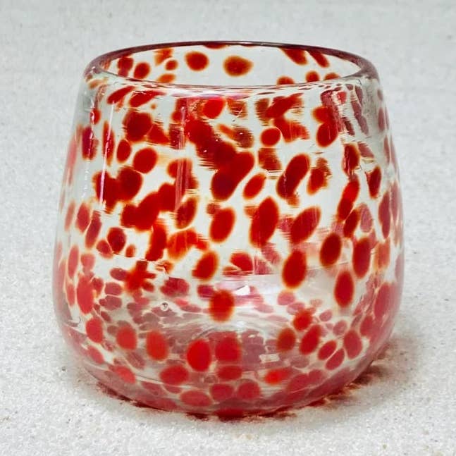 Blown glass - tumbler (short round small) ~ 250ml for wholesale by Maisie Grace Designs