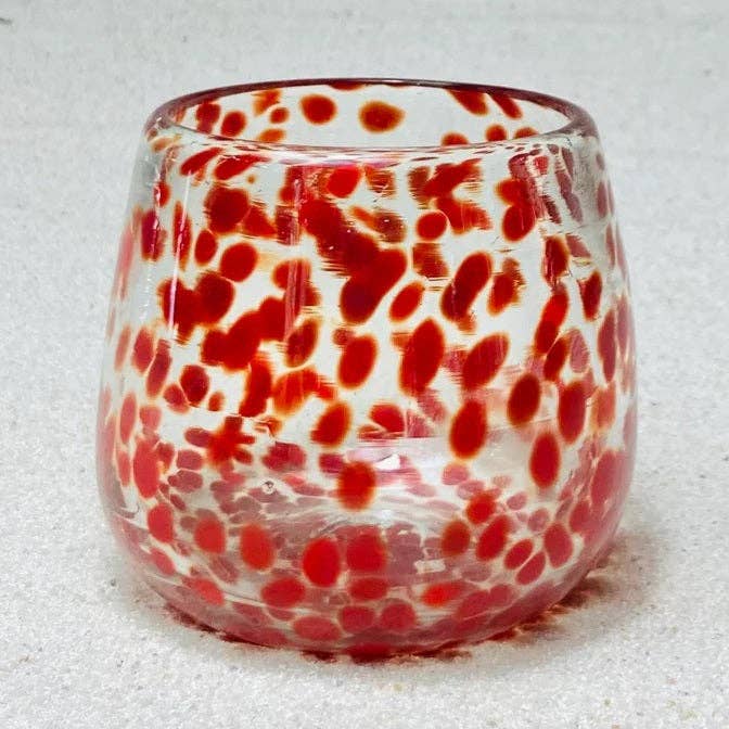 Blown glass - tumbler (short round small) ~ 250ml for wholesale by Maisie Grace Designs
