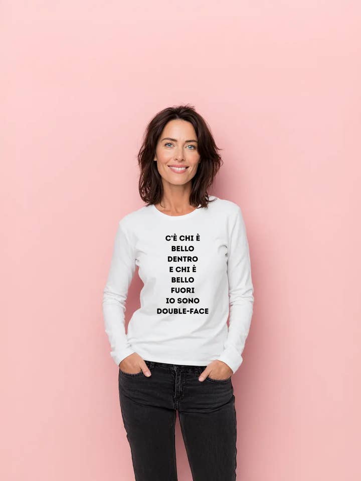 RANPOLLO MILANO - Wholesale Screen Printed T-Shirt - Women's - THE DOUBLE-FACE1