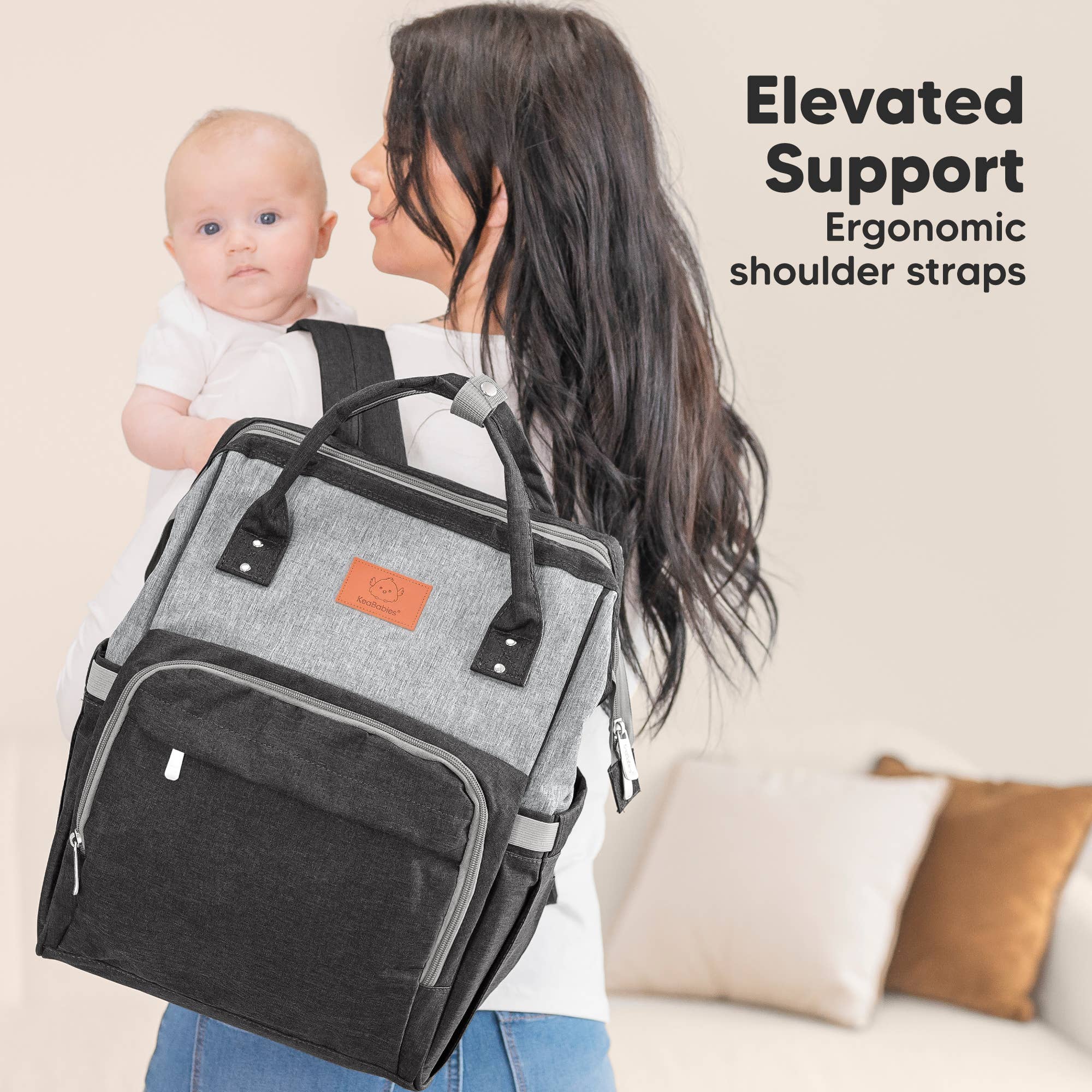 Graphite Original Diaper Bag Backpack, Baby Bags with Changing Pad for wholesale on Faire6