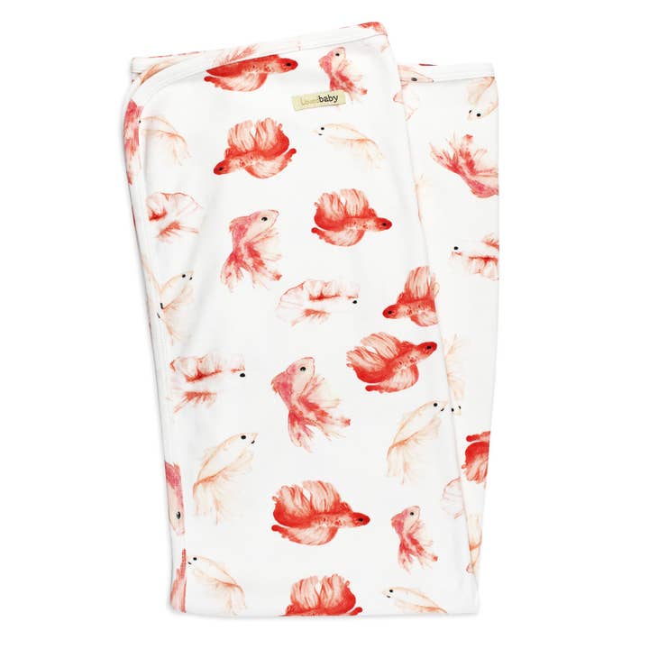 Goldfish | Organic Blanket for wholesale by L'ovedbaby