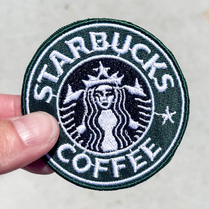 Patch com logótipo Starbucks bordado por atacado de Anne Van + Co