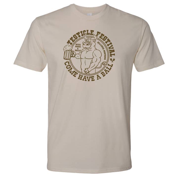 Shirtmandude Co - Wholesale Screen Printed T-Shirt - Unisex - Testicle Festival Shirt Funny Beer Offensive T Shirt Novelty