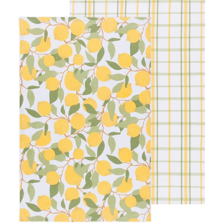 Lemons Dishtowels Set of 2 for wholesale by Danica Brands
