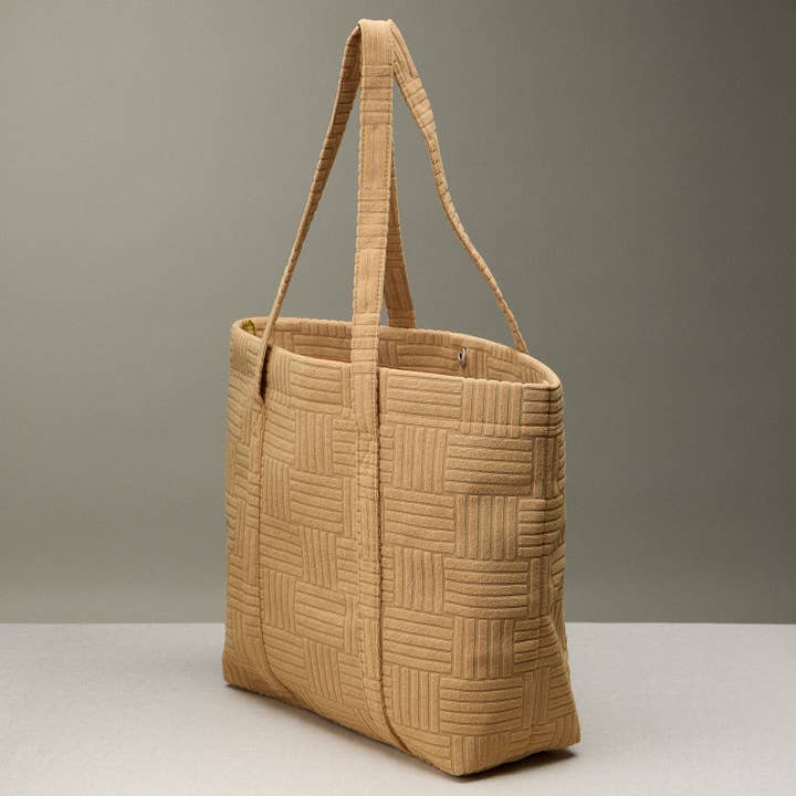 Frem - Wholesale Tote Bag - Women's - Quilted Tote Bag with Woven Texture12
