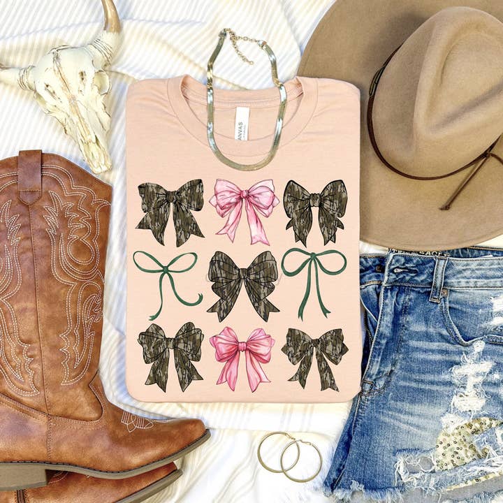 Trendy Transfers - Wholesale Sublimation Transfer - Camo Coquette DTF Heat Transfer