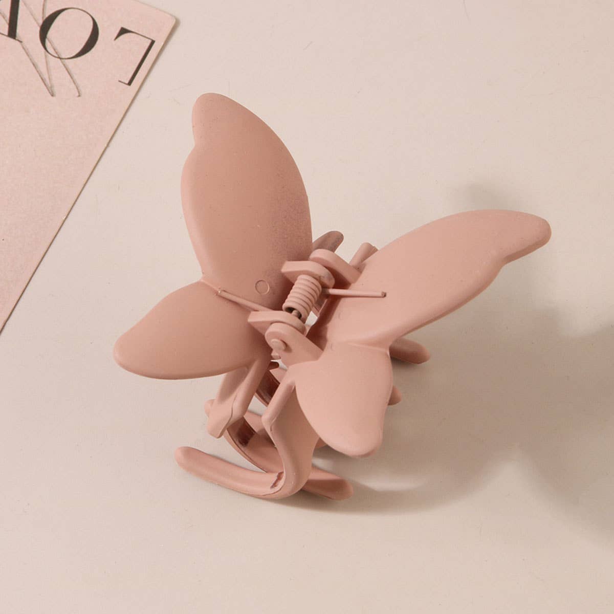ACCITY - Wholesale Hair Clip - Women's - Matte Butterfly Hair Claw Clip – Strong & Stylish_CWAHA008718