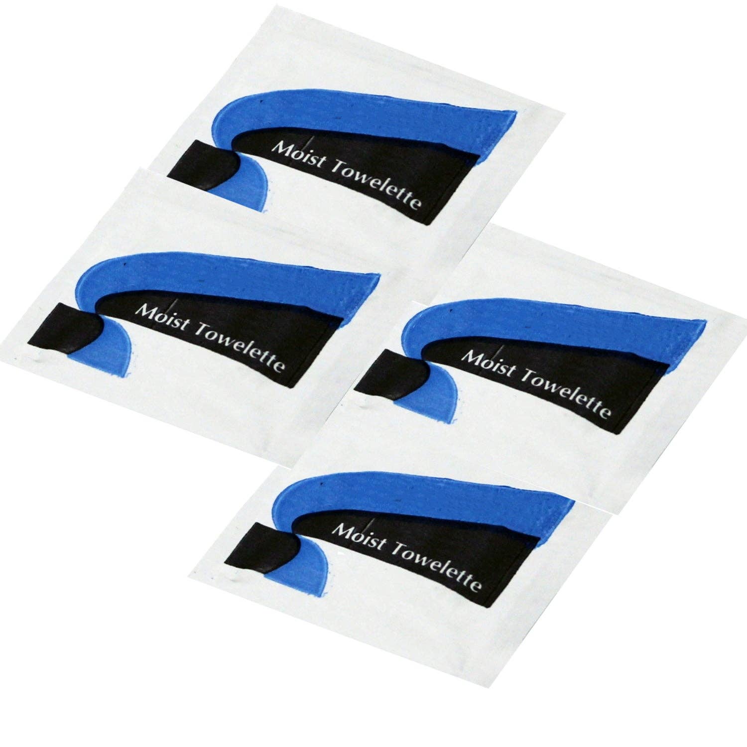 EcoQuality - Wholesale Face & Body Wipes - Moist Wet Wipe Towelette Individually Wrapped 4.5 x 6.251
