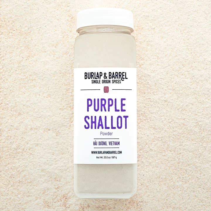 Burlap & Barrel - Wholesale Dried Spice - Purple Shallot Powder - Foodservice Container Spices