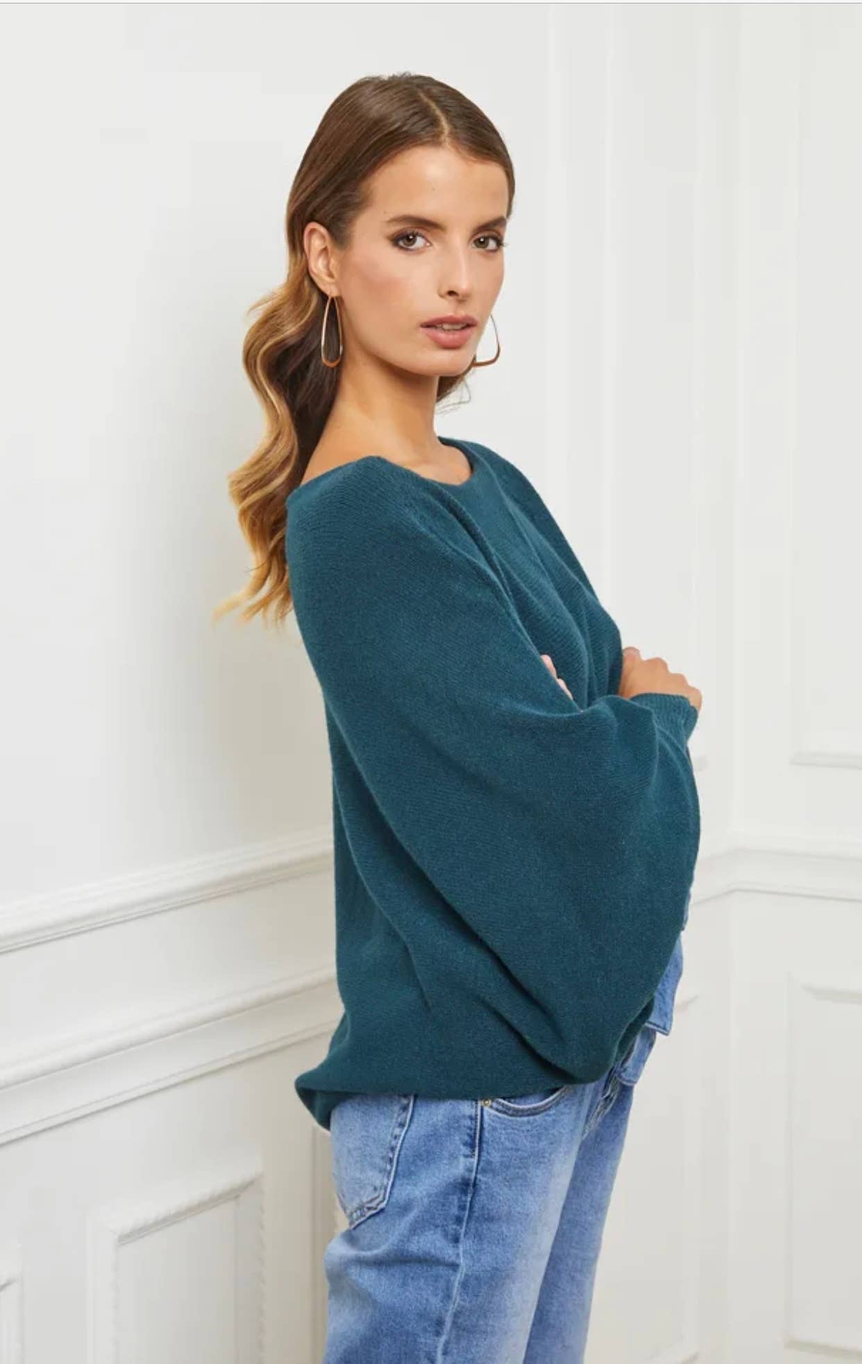 LÉA & LUC - Wholesale Knit Sweater - Women's - Star sweater REF. 009855