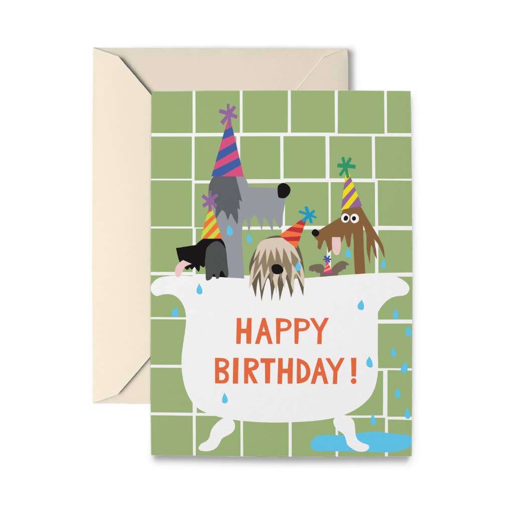 R. Nichols Stationery & Gifts - Wholesale Birthday Card - Birthday Bath Greeting Card