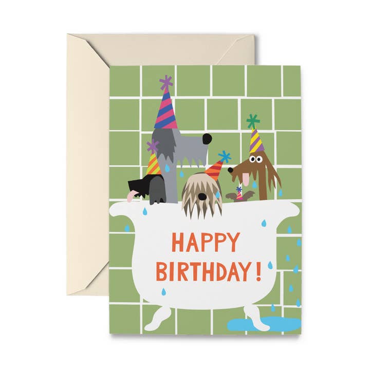 R. Nichols Stationery & Gifts - Wholesale Birthday Card - Birthday Bath Greeting Card0