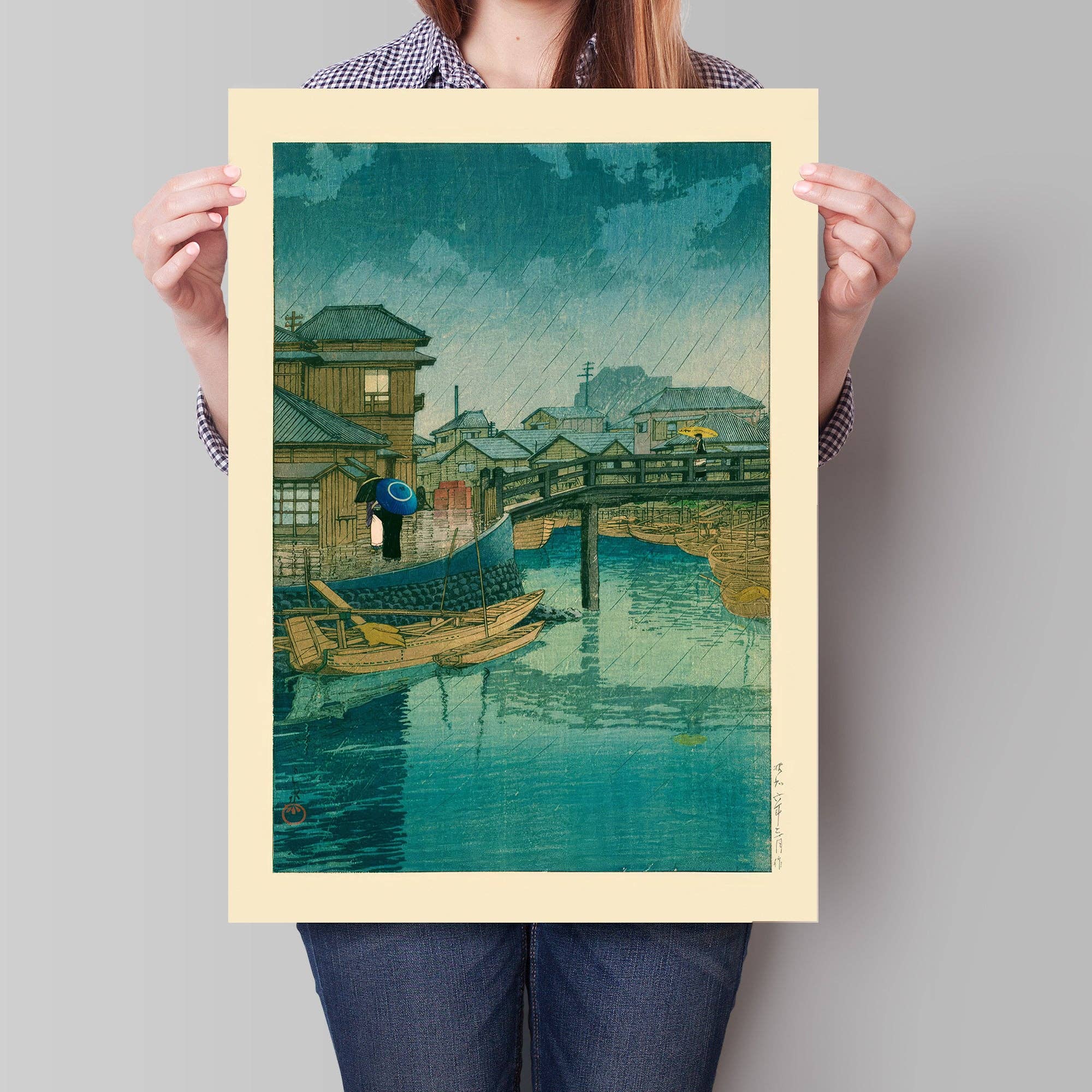 Ink & Drop - Wholesale Art Print - Shinagawa by Kawase Hasui Print1