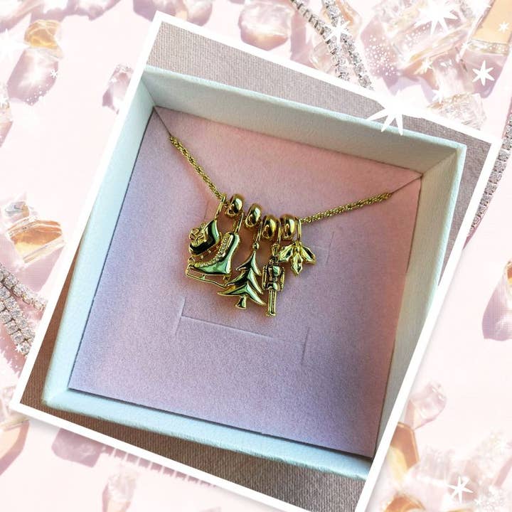 The Sis Kiss - Wholesale Individual Charm/Pendant - Ice Skate Charm