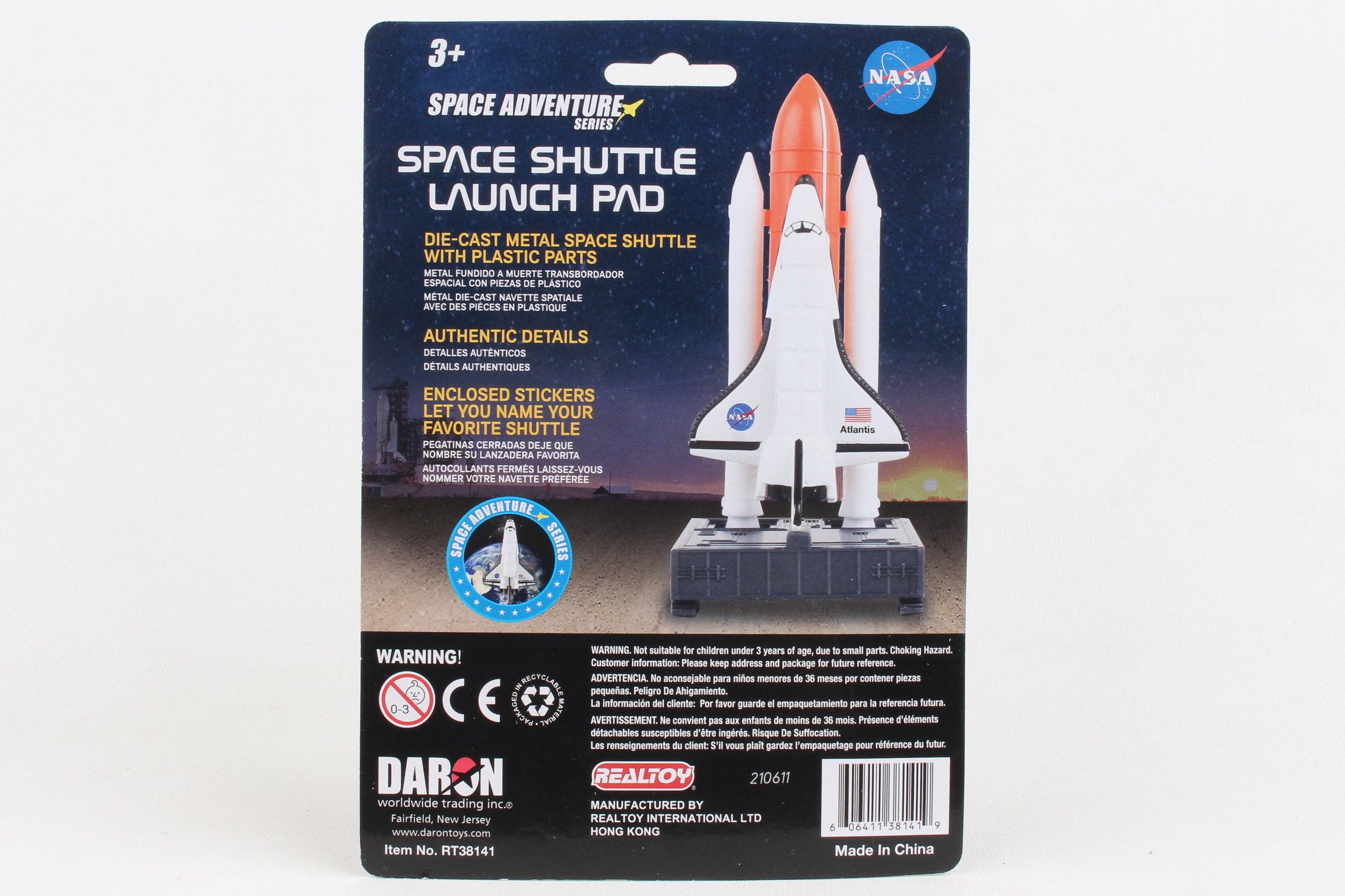 Daron Worldwide Trading - Wholesale Toy Plane - Kids - RT38141 Space Adventure Space Shuttle on Launch Pad by Daron2