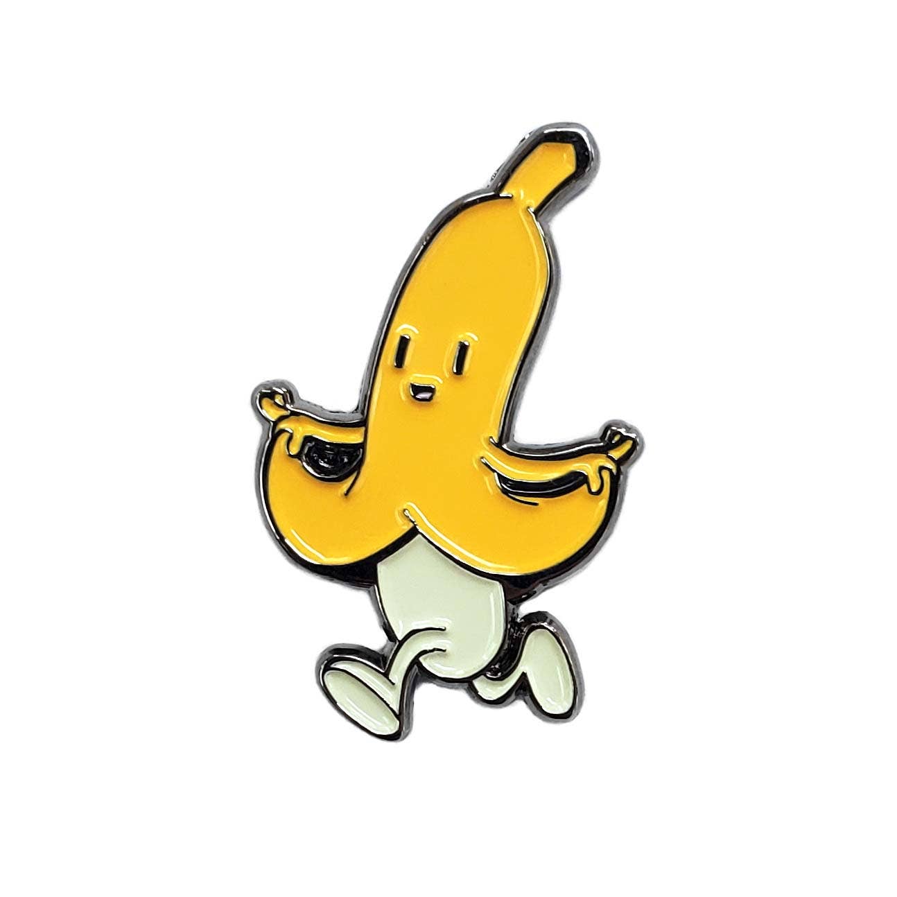 Kolorspun Pins - Wholesale Lapel Pin/Button - Running Banana Enamel Pin