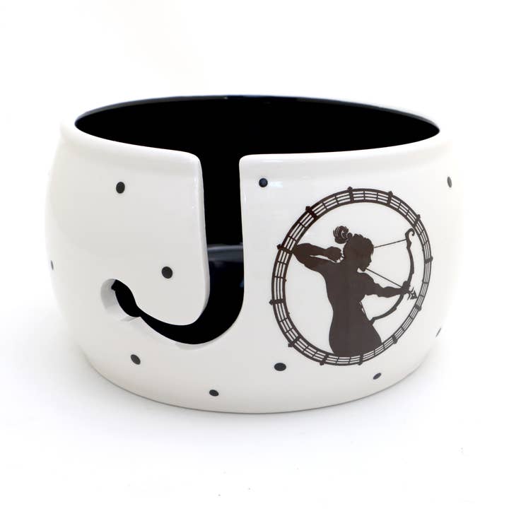 Sagittarius Yarn Bowl, Zodiac Birthday, Knitting & crochet for wholesale by Lenny Mud
