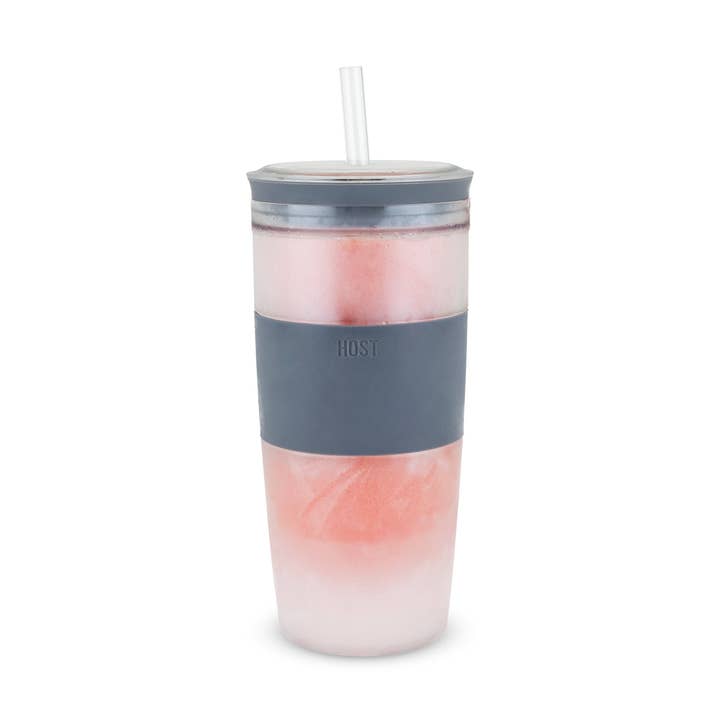 Tumbler Freeze™ Insulated Cooling Travel Cup W/ Lid & Straw for wholesale by True Brands