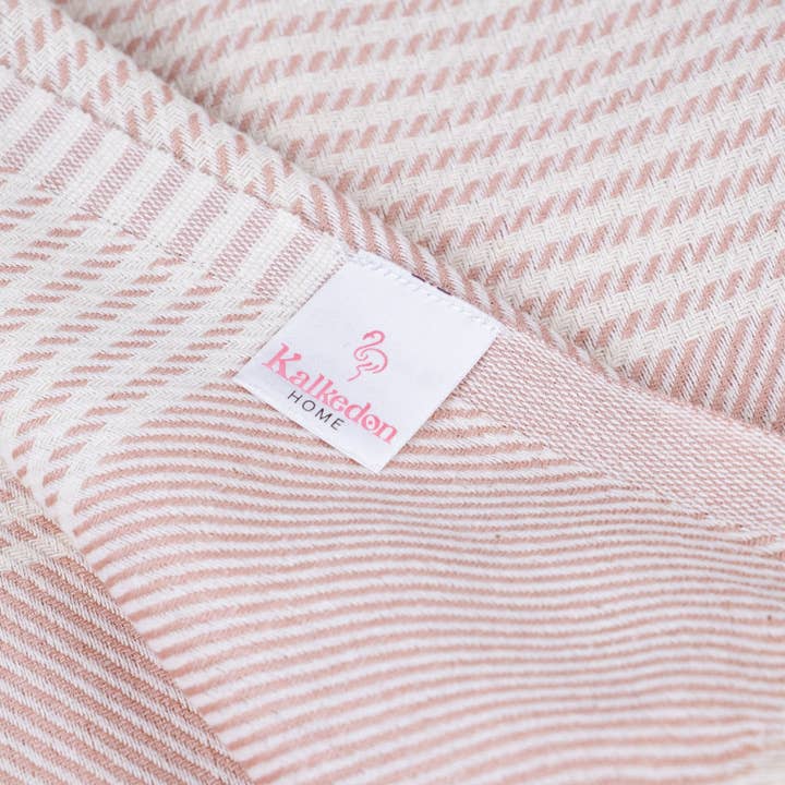 Kalkedon Towels - Wholesale Beach Towel - Flatwoven Turkish Towel | Striped Design Beach Towel