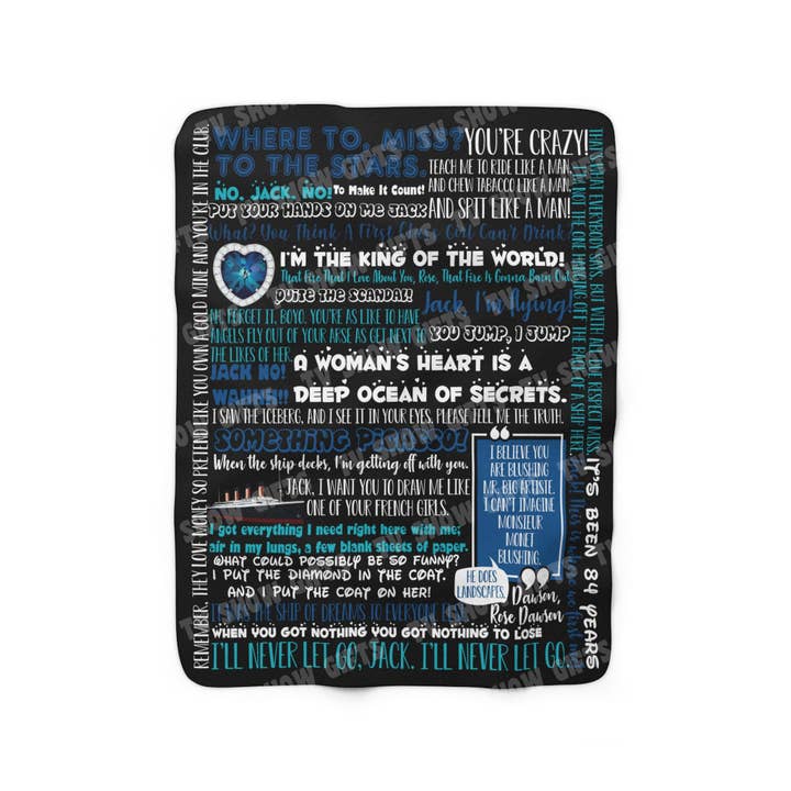 Titanic tæppe for engroshandel hos TV Show Gifts