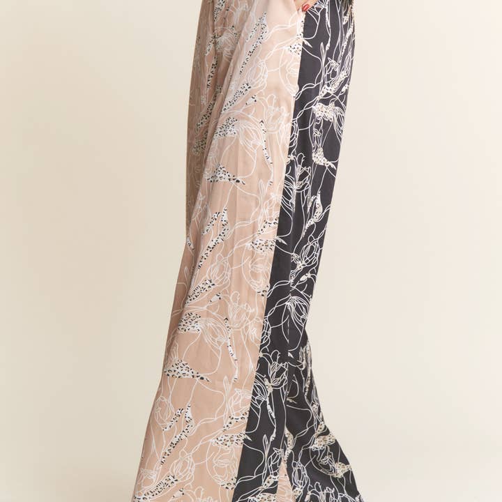 Satin Multi Pattern Color Block Wide Leg Slacks and other Purchase Wholesale fabric satin. Free Returns & Net 60 Terms on Faire trending on Faire.