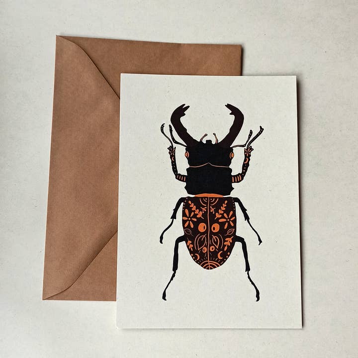 Kunsttryk A5 - Vliegend hert for engroshandel hos Silly Goose