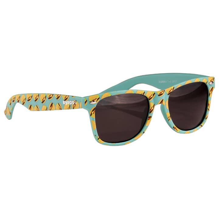 Lunettes de soleil Cheeseburger Wayfarer pour enfants pour la vente par Byrdsi