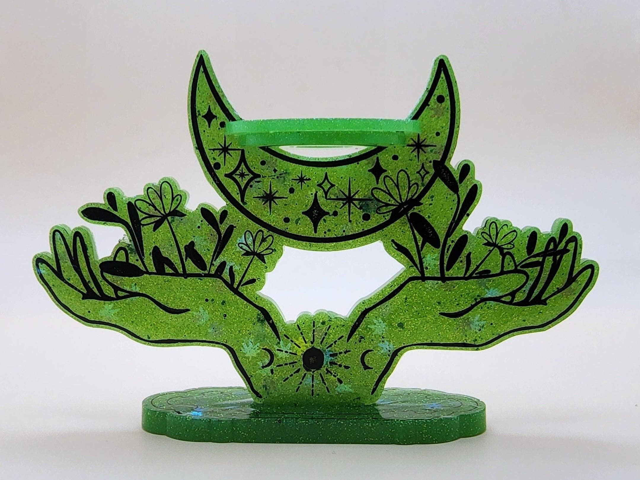 KCRESINSHOP - Wholesale Craft Supplies - Hands and Moon Sphere Holder Mold5