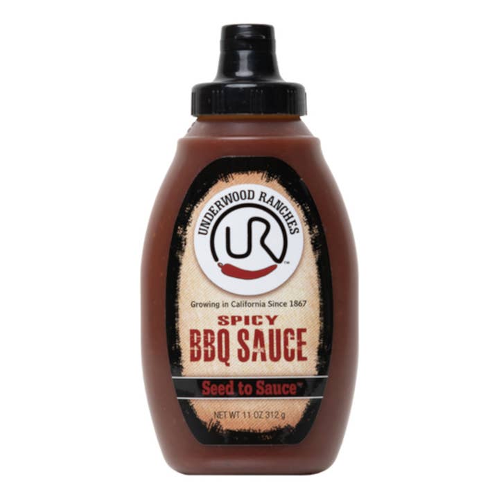 Spicy Red Jalapeno BBQ Sauce (11 oz) for wholesale by Underwood Ranches
