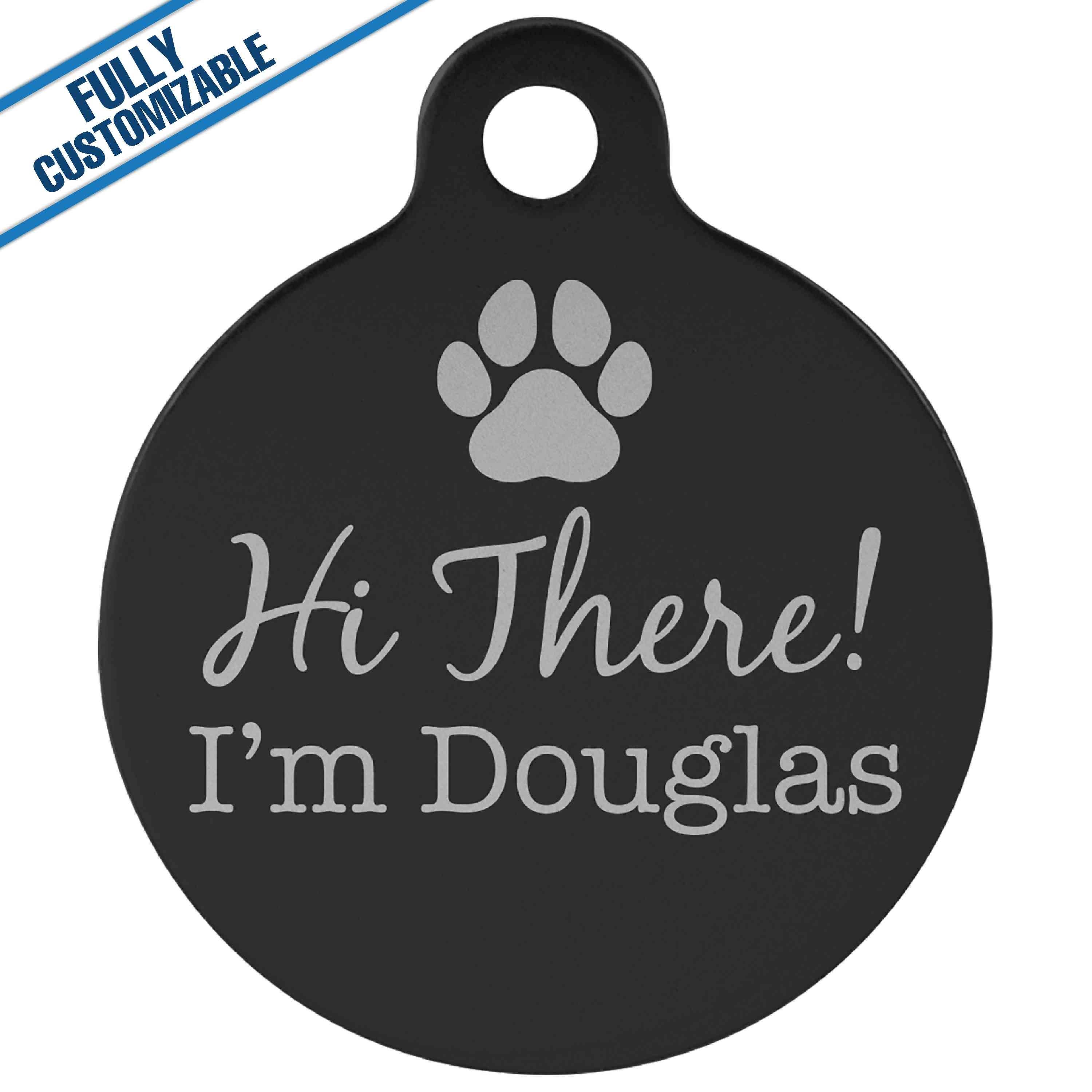 GiftWorksPlus - Wholesale Pet Identification Tag - Cat/Dog - Engraved Round Anodized Aluminum Pet Tag -Fully Customizable4