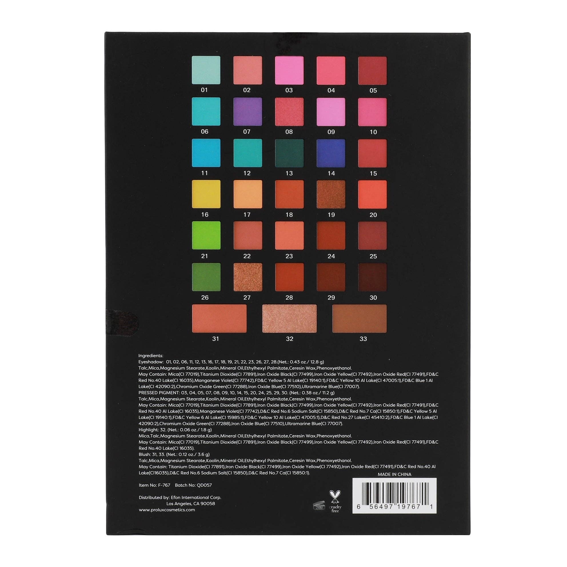 VIAI Beauty - Wholesale Eyeshadow Palette - PROLUX Gatsby Confessions Eyeshadow Palette4