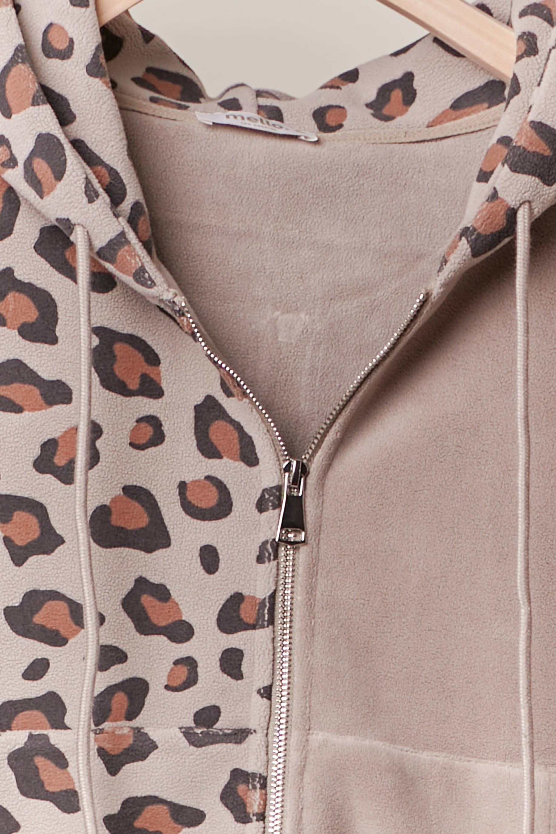 Mello. - Wholesale Hoodie - Women's - Zip Up hooded Sweatshirt with Leopard Print19