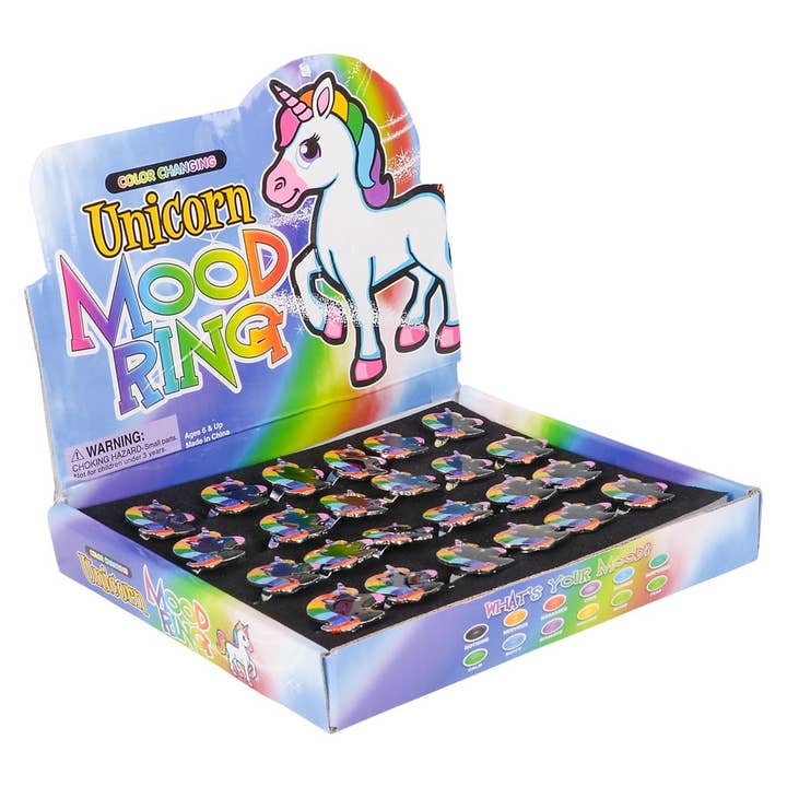 La Luna Bella - Toys - Wholesale Classic Toy - Kids - UNICORN MOOD RING 1" (24PCS/UNIT) LLB kids toys1