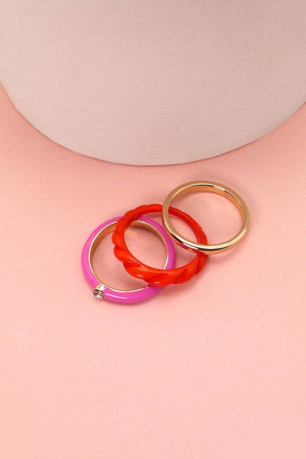 JOSSLYN by wall to wall – Großhandel Schmucksets – EPOXID-RINGSATZ | 31R220177