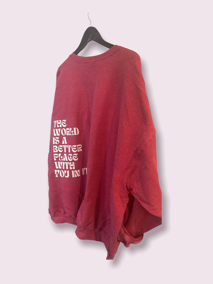 The World Is A Better Place w/ U Crew for wholesale by The Fresh Mental